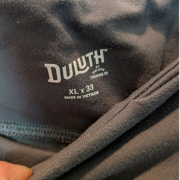 Duluth Trading Sz XL x 33 Tall NoGA Classic Straight Leg Grey Athletic Pants - Picture 3 of 6